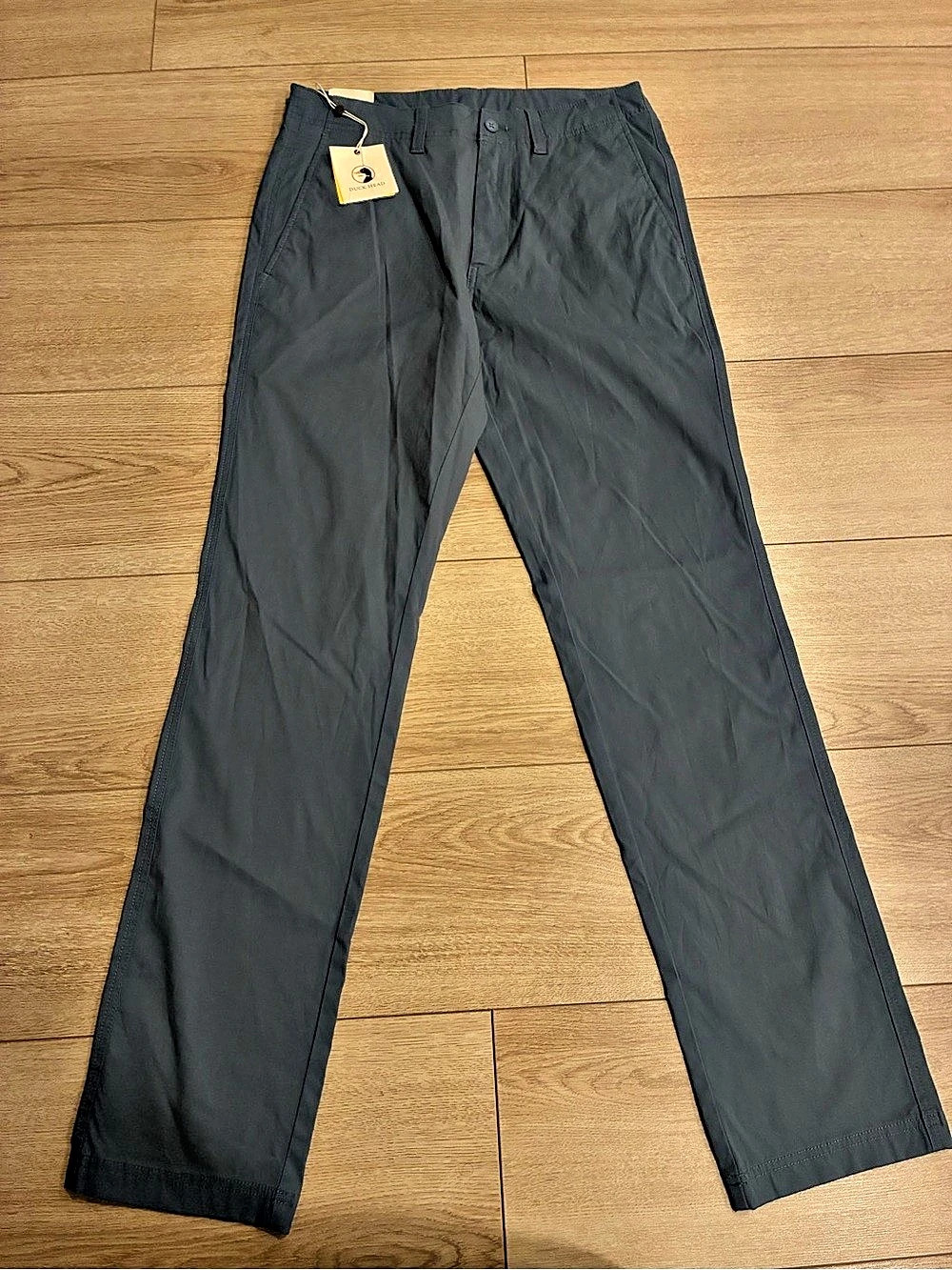 NWT Duck Head Men’s Harbor Performance Chino Pant Slate Blue Size 30x32
